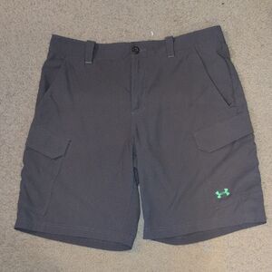 Under Armour Men's Dark Gray Cargo Shorts